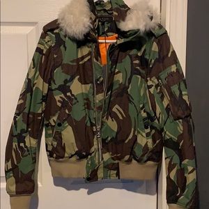 Rag and Bone Camo Flight jacket